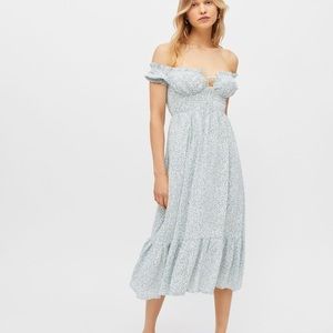UO Kiss The Sky Versaille Floral Maxi Dress